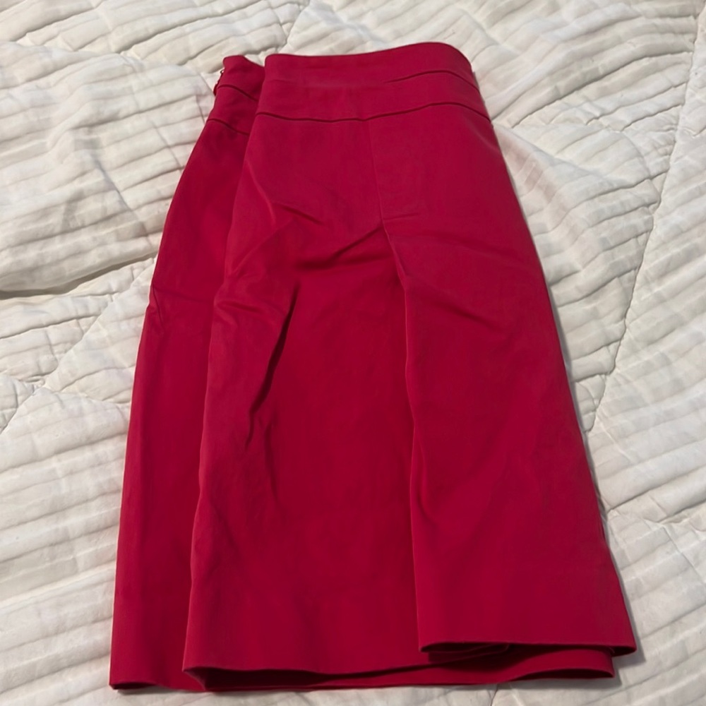 Pink mini skirt. Super cute.